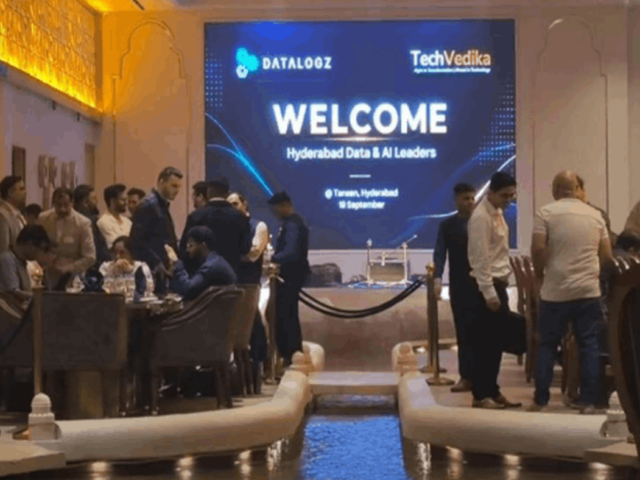 Datalogz and TechVedika Welcomed Hyderabad’s Data and AI Leaders to an Evening at Tansen